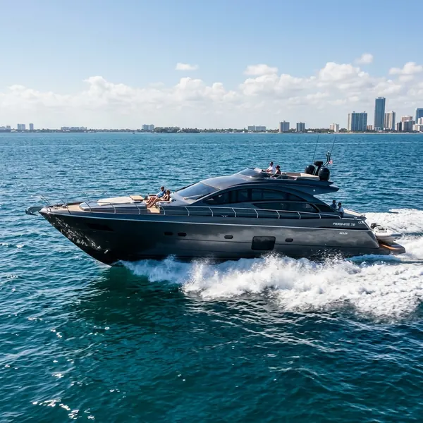 Pershing 72 for charter in Miami