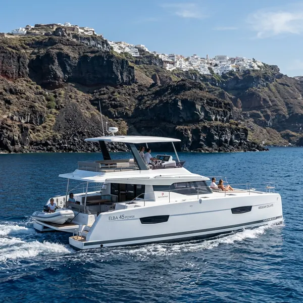 Fountaine Pajot Elba 45 for charter in Greece