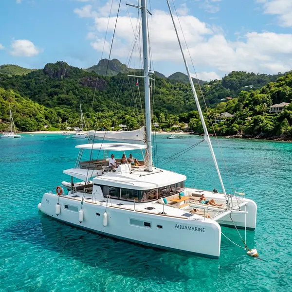 Lagoon 52 for charter in Caribbean