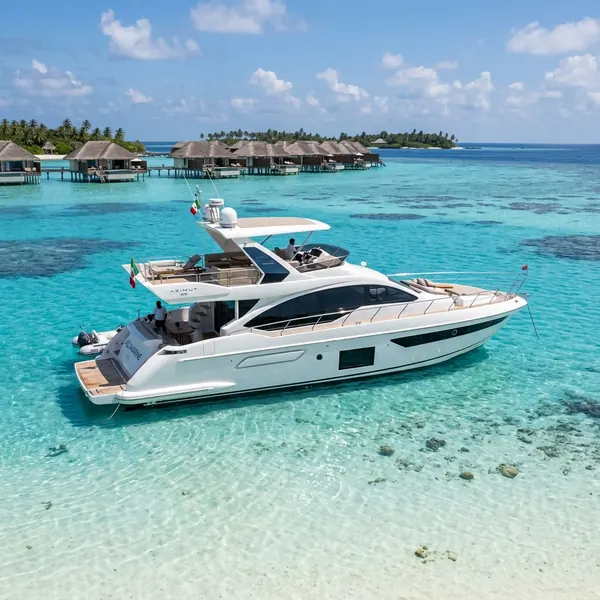 Azimut 68 for charter in Maldives