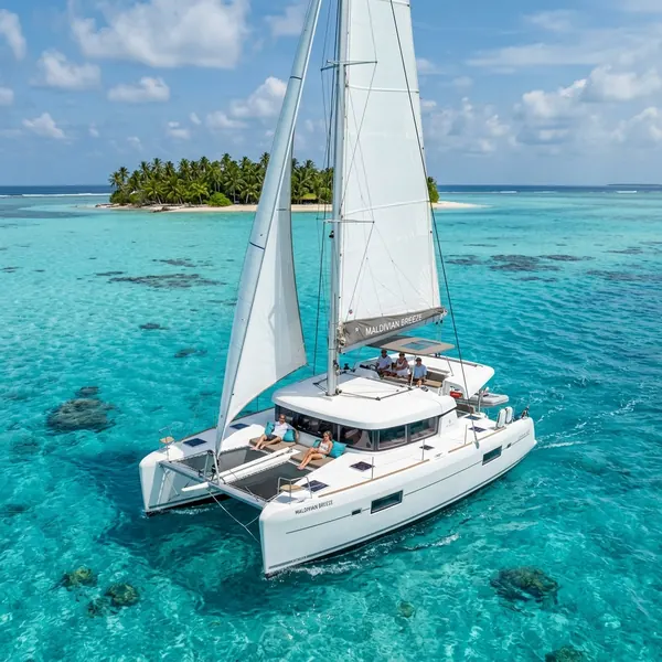 Lagoon 42 for charter in Maldives