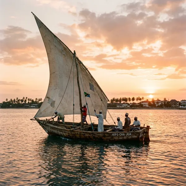 Traditional Dhow Cruise for charter in Zanzibar